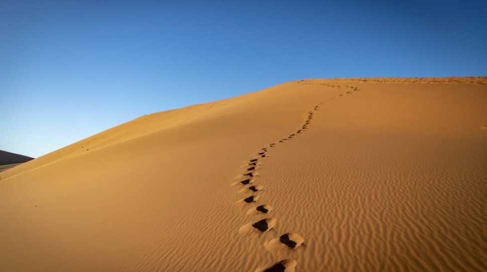 As dunas da Namíbia