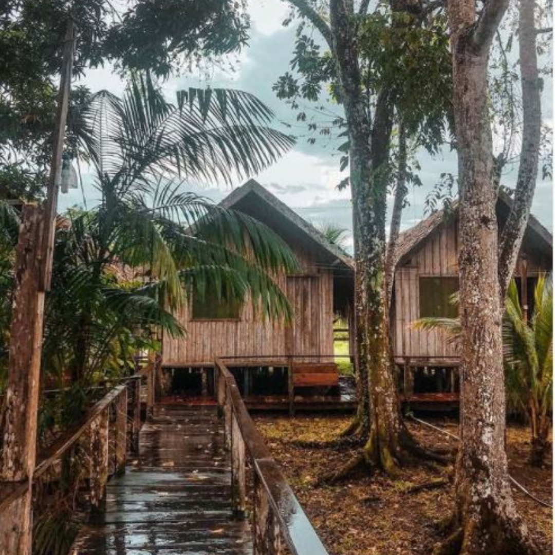 Juma Lake, um dos hotéis de selva na Amazônia