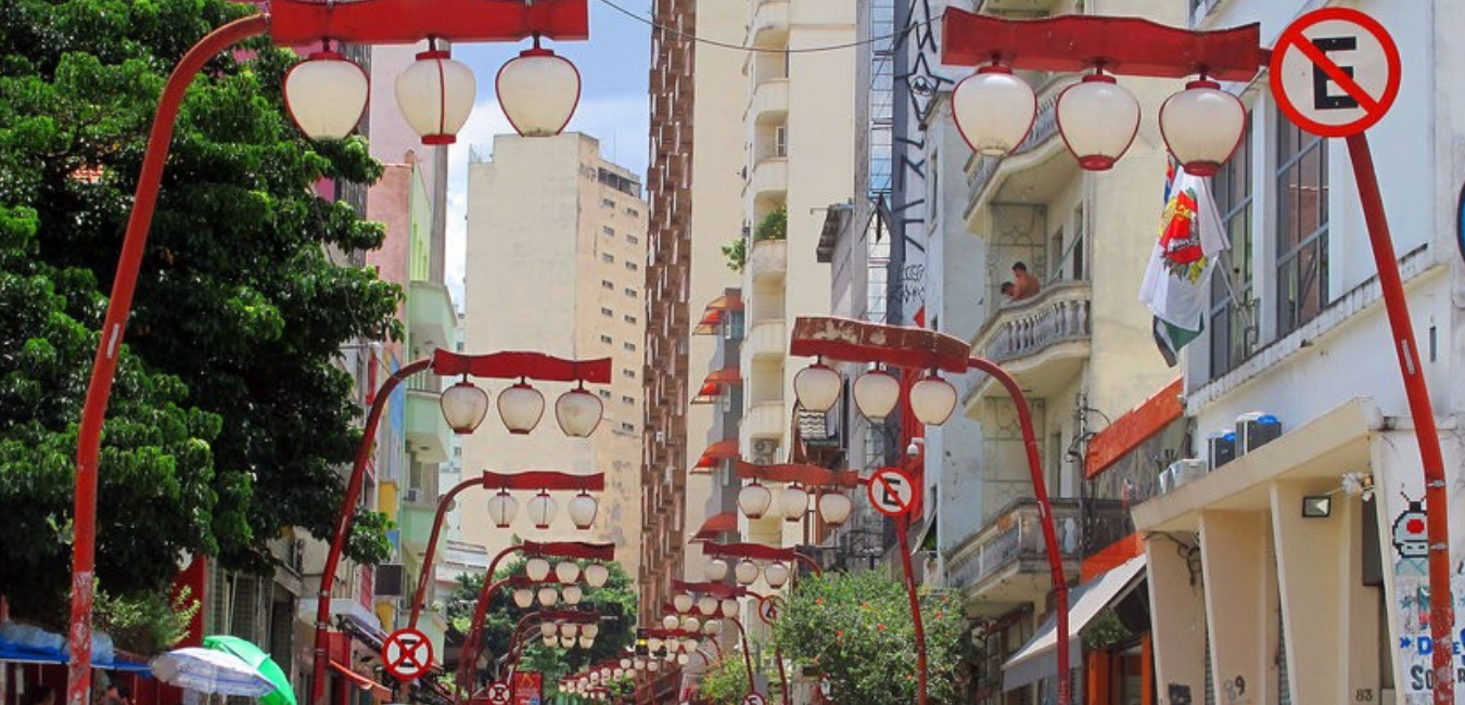 Bairro da Liberdade, um dos principais pontos turísticos de SP