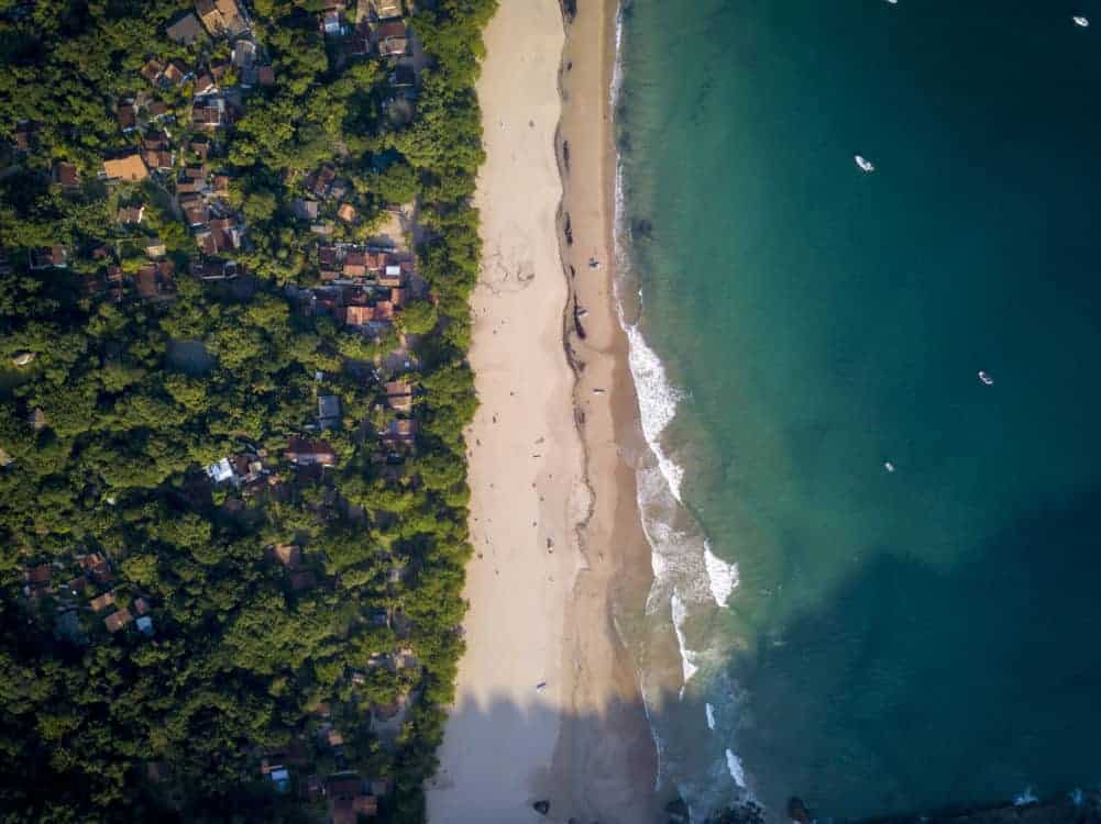 Praia do Bonete vista de cima