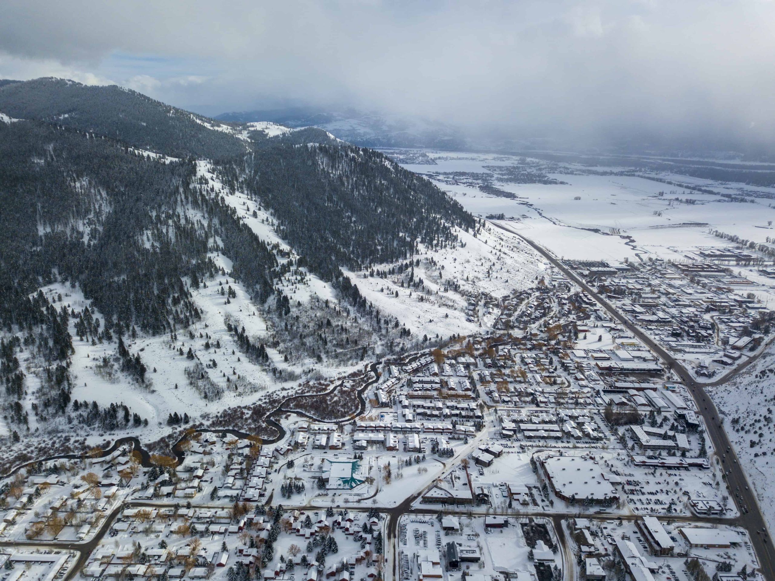 Jackson Hole do alto