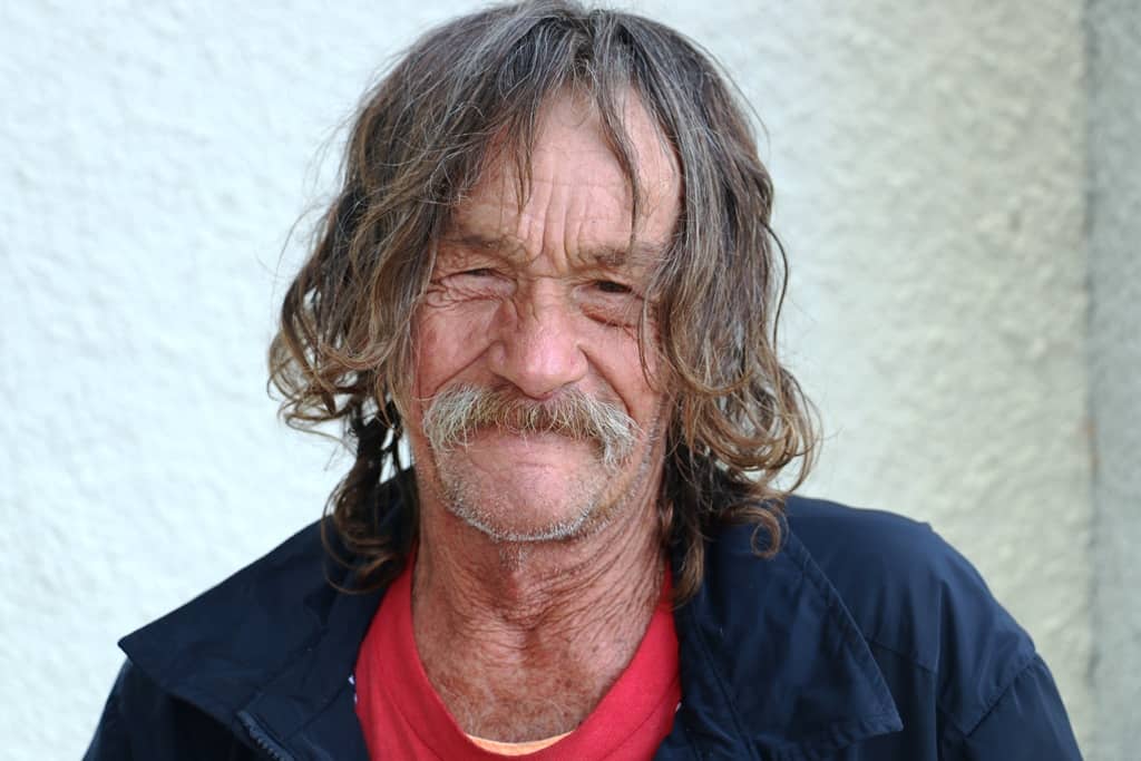 Morador de rua Miami