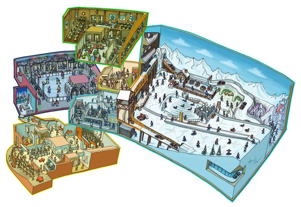 Mapa Snowland