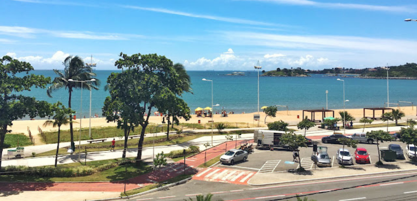 Calçadão de Camburi, uma das atrações em Vitória