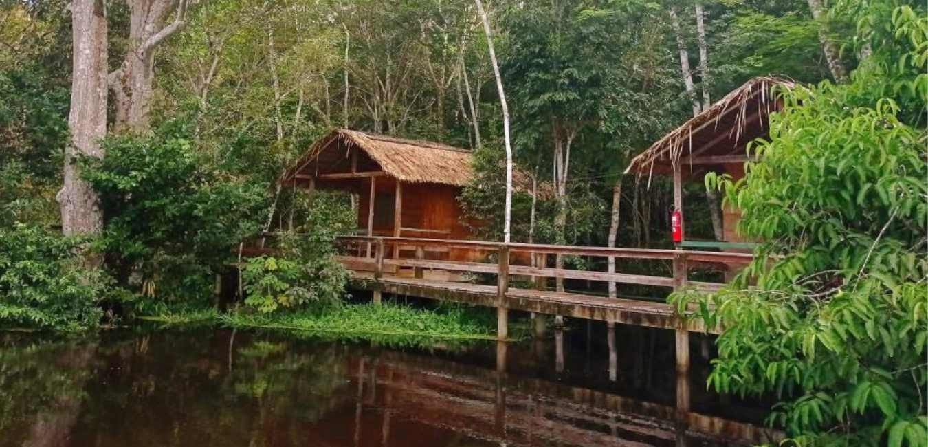 Dolphin Lodge, um dos hotéis de selva na Amazônia