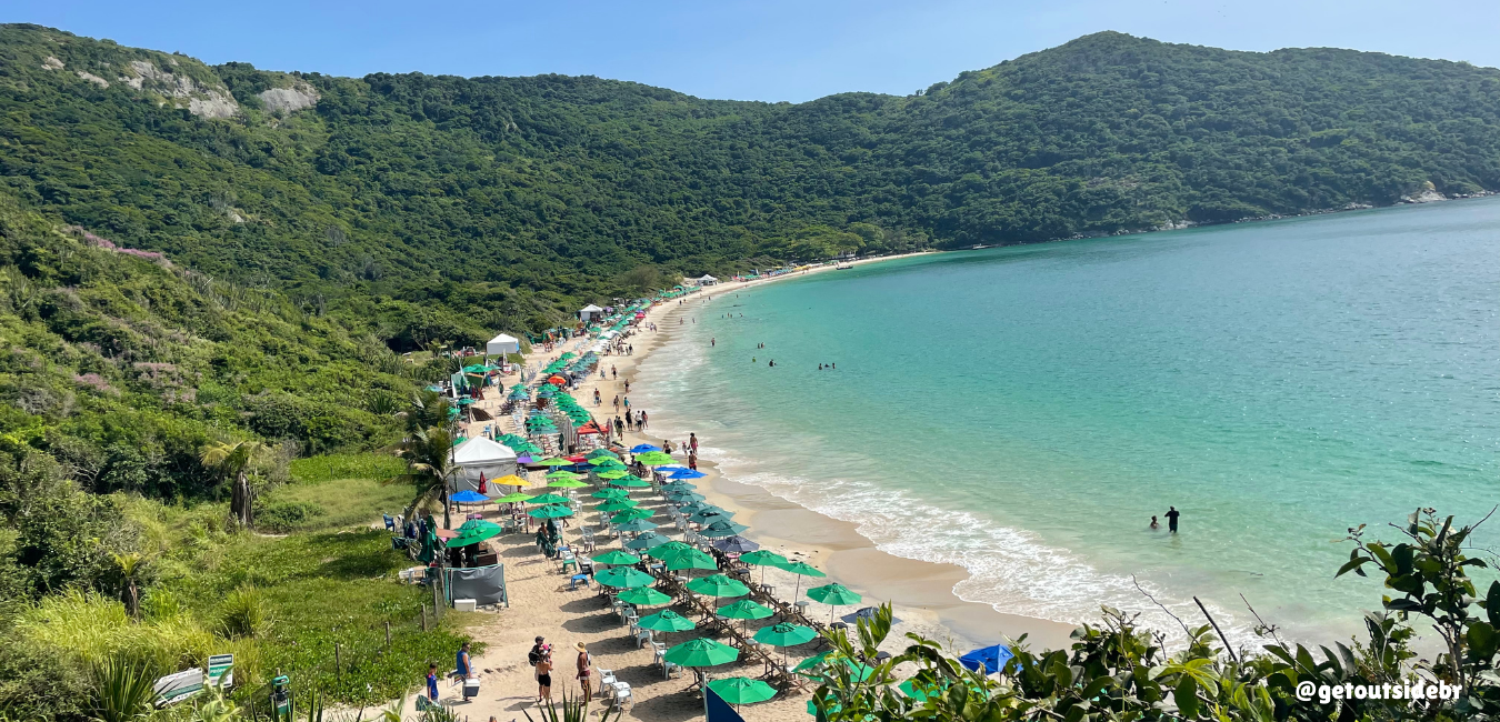 Praia do Forno em Arraial do Cabo