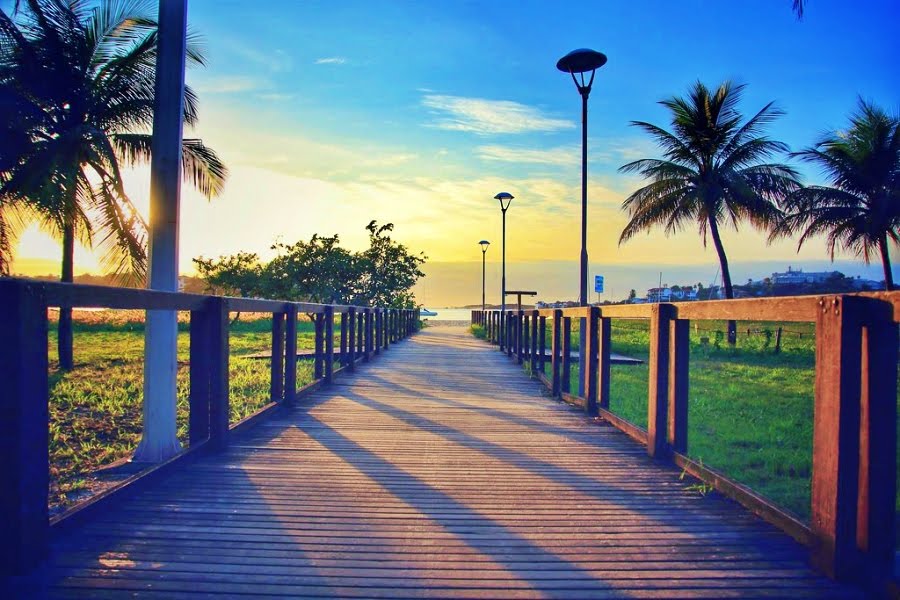 Praia da Guarderia, uma das atrações para fazer em Vitória